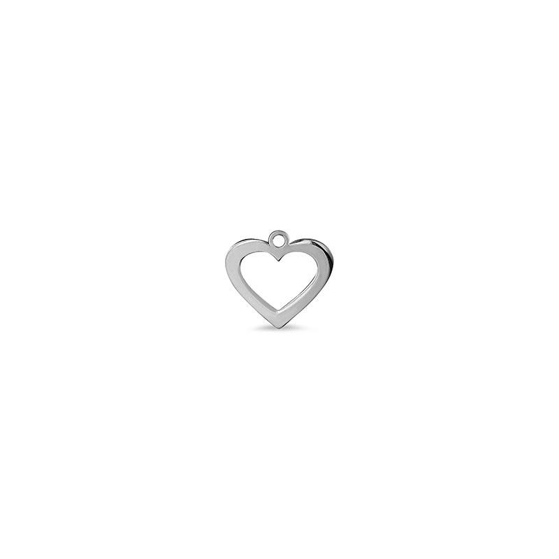 Charm Mini Heart Plata | Joyería Online | Oui Petit